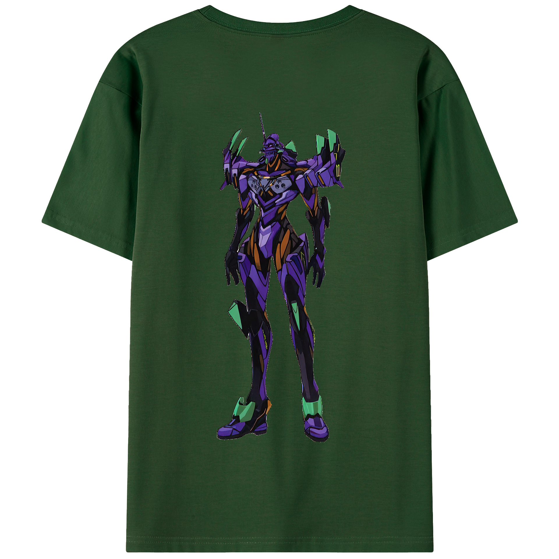 （画像用） EVA 新世紀エヴァンゲリオン 綿100％半袖Tシャツ（背面プリント）